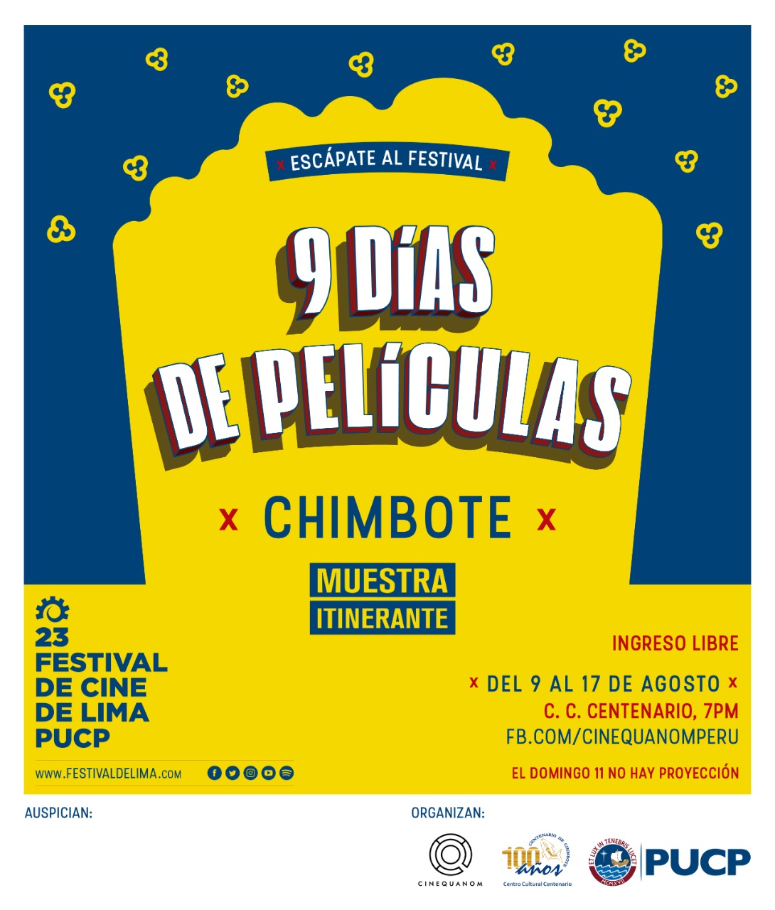 Muestra Itinerante del 23 Festival de Cine de Lima 2019
